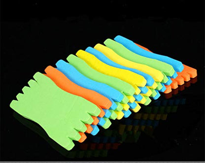 Toasis Fishing Leader line Holder Foam Board Snelled Hook Keeper Pack of 10 - size: 7x18cm