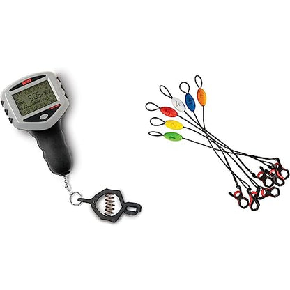Rapala Touch Screen Tourney Scale 15lb and Lip-Grip Cull Tags, Multi, 1 Count (Pack of 1)