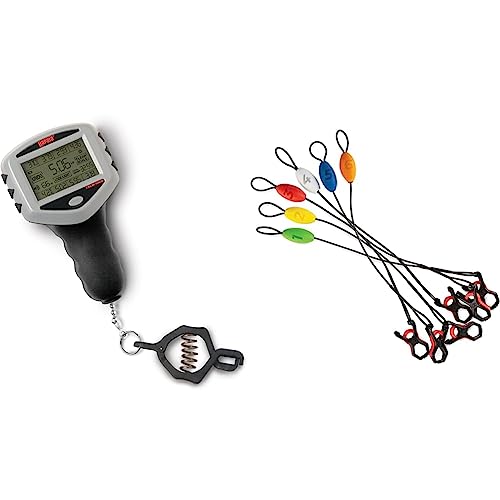 Rapala Touch Screen Tourney Scale 15lb and Lip-Grip Cull Tags, Multi, 1 Count (Pack of 1)