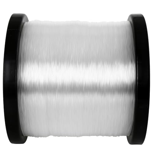 UANTA Monofilament Fishing Line, Superior Abrasion Resistance Mono Line, Ultimate Saltwater Fishing Line Leader Materials, 2025 New Fishing Line Unique Camo Design - color: CLEAR, size: 50LB(300YDS)