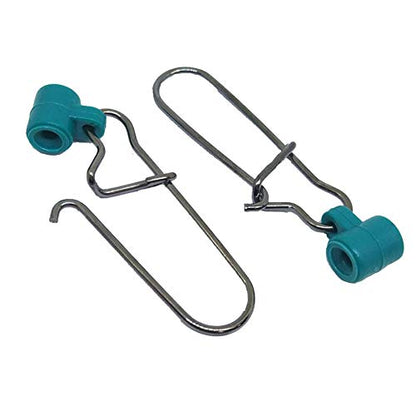 25/50/100 PCS Fishing Line Sinker Slides Duo Lock Snaps High Strength Stainless Steel Sinker Slider Swivel Snap Kit Fishing Tackle - color: Green, size: 25 Pieces