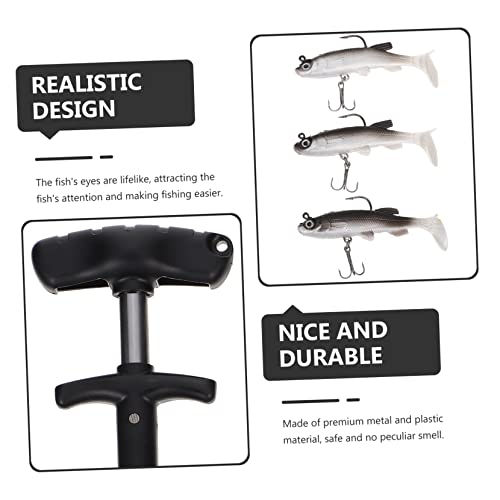 POPETPOP 7pcs Fishing Hook Remover Tool Set Ergonomic Grip Lifelike Fishing Lures for Freshwater and