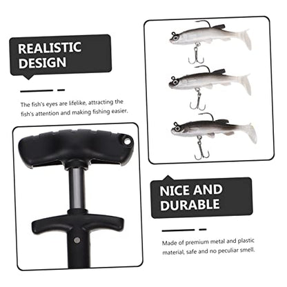 POPETPOP 7pcs Fishing Hook Remover Tool Set Ergonomic Grip Lifelike Fishing Lures for Freshwater and