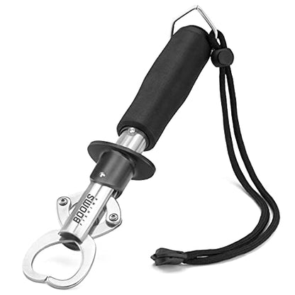 Booms Fishing G1 Fish Gripper Grip and Hold Fish with Tight Grip Largest Model Built-in Scale