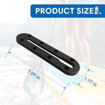 Kayak Track, Kayak Low Profile Track,Kayak Rail, Kayak Accessories Mount Track, Kayak Paddle Holder Kayak Gear Track for Fishing Rod Holde,Fish Finder, Kayak Rod Holder,Anchor Cleats - size: 7 INCH/4 PCS