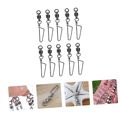 balacoo Pin Swivel Fishing Tackle Hooks Equipment para Cool Fishing Lures Pole Fishing Accessories Wire Plant