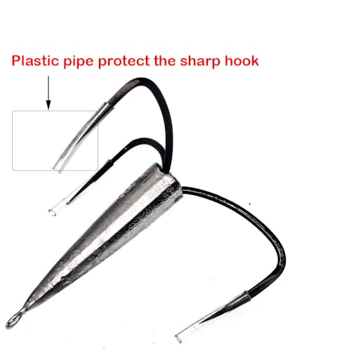 2pcs/Pack Snagging Hooks Snagging Weighted Big Treble Hooks Sharp Treble Hook Fishing Hooks 7 Sizes 1.4oz 1.75oz 2.0oz 2.35oz 2.7oz 3.3oz 4.0oz - size: 3.3 oz (2 pieces)
