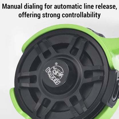 Lixada Wire Cup Ice Fishing Reel Plastic Line Speed Adjustable 2.8:1High Speed Ratio, Raft Fishing Wheel Lightweight Front Fishing Reel for Ice Fishing, Left/Right Hand - color: Left Hand