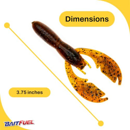 BAITFUEL Baby PACA Craw - color: Sun Perch