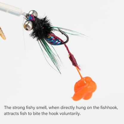 Fish Attractant Gel, 0.84oz Antarctic Shrimp/Fishy Smell Attractants, Long Lasting Soft Bait for All Lure Types Saltwater & Freshwater High Efficiency Oil - style: B