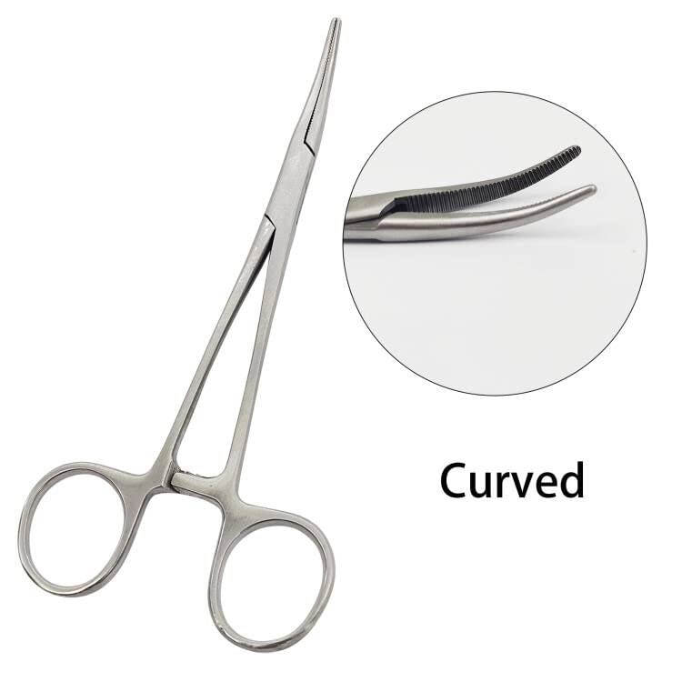 Aventik Metal Tin Portable Box Fly Fishing Tools Kit Includes a Fishing Knot Tool and Line Clipper Zinger Retractor Hook Remover Forceps - color: Hook Remover+ Zinger