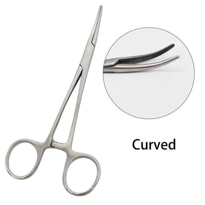Aventik Metal Tin Portable Box Fly Fishing Tools Kit Includes a Fishing Knot Tool and Line Clipper Zinger Retractor Hook Remover Forceps - color: Hook Remover+ Zinger