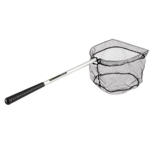 8-Inch Fishing Net - Lightweight Aluminum, Steel, and Nylon Bait Net for Catch and Release or Sport Fishing in Salt and Freshwater by Wakeman - size: 24" x 8" x 10"