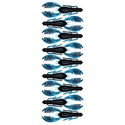 American Baitworks Paca Slim 4-Inch - color: Black Blue, size: Small