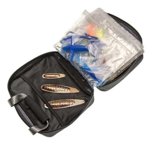 Tackle Binder Bag with Handle Fishing Lures Storage Bags Artificial Crankbait Portable Spoon Baits Lure Organizers