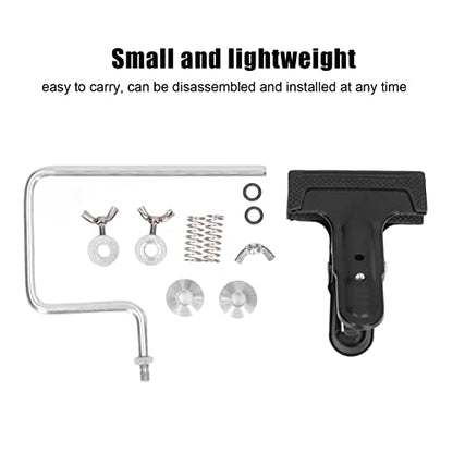 Fishing Line Winder with Clamp, Aluminum Alloy Fishing Line Winder, Adjustable Stable Protable Spooler Machine, Convenient Hand Crank Fishing Line Spooler for Fisherman