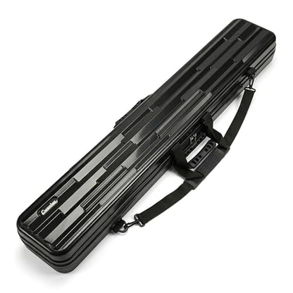 Hard Shell Fishing Rod Case, 50" Protective Rod Tube (4-in-1 Set) for 7ft 2-Piece Rods, Crushproof & Water-Resistant Travel Carrier, Heavy-Duty Storage for Bass, Fly & Saltwater Fishing
