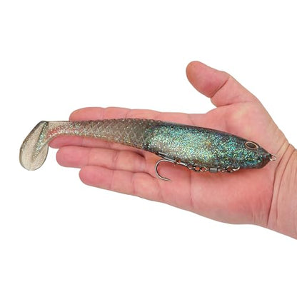Berkley PowerBait CullShad Fishing Soft Bait - color: Electric Shad, size: 8 in (2.75 oz)