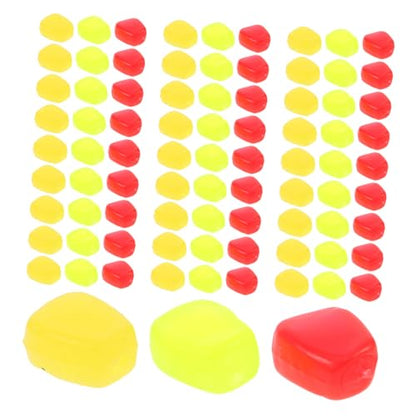 Cabilock 150pcs Soft Silicone Corn Baits Artificial Floating Fishing Lures Simulation Carp Trout Lure Set in Yellow, Fluorescent Green, and Red for Freshwater Anglers