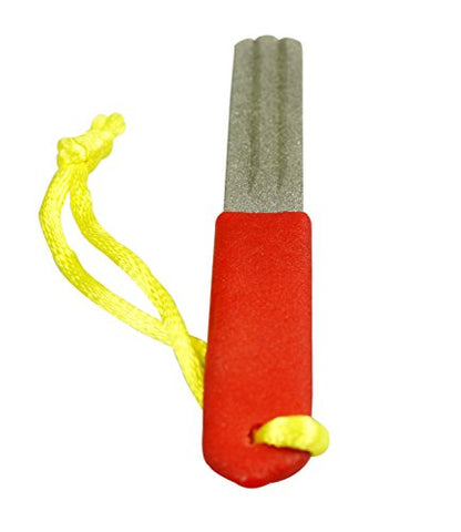 SE Dual Grit Diamond Fishing Hook and Knife Sharpening Stone - DF401FS