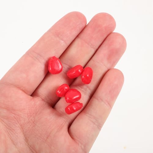 50pcs Artificial Corn Fishing Baits Sinking Imitation Soft Lures with Scented Flavor for Freshwater and Saltwater Fishing Supplies