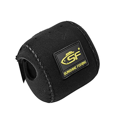 SF Low Profile Neoprene Baitcaster Reel Covers Casting Protective Reel Case fit 50 100 200 Series Baitcaster - color: Baitcast up to 200 Series, size: Left Hand/1 Pack