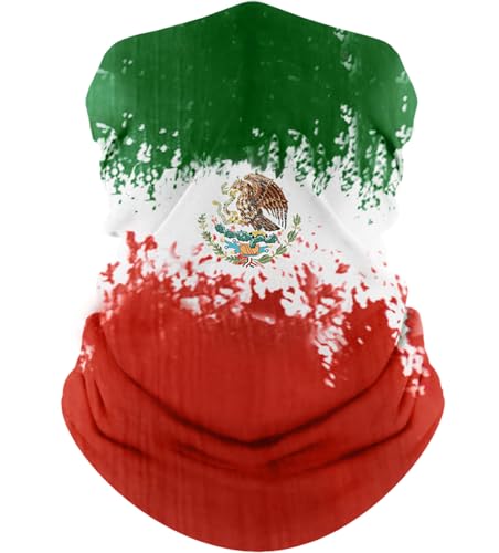 Flag Neck Gaiter, Face Mask Cooling Breathable UV Protection Scarf for Men/Women - color: Mexico Flag-1