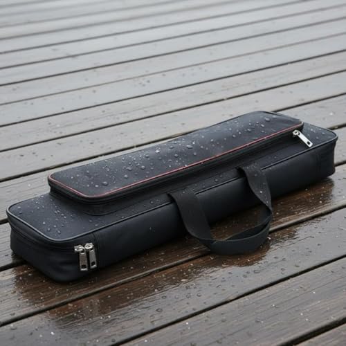 Short Fishing Rod Bag Waterproof Fishing Pole Bag, 60CM | Outdoor Fishing Gear; Large Capacity Storage; Portable Fishing Bag; Ideal for Fishing, Camping, Boating, Travel