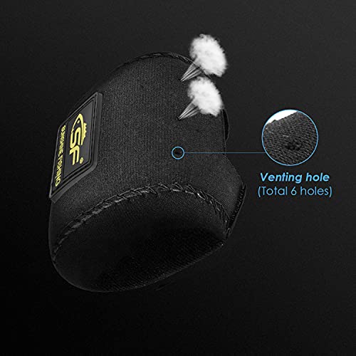 SF Low Profile Neoprene Baitcaster Reel Covers Casting Protective Reel Case fit 50 100 200 Series Baitcaster - color: Baitcast up to 200 Series, size: Left Hand/1 Pack
