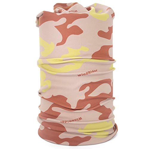 Neck Gaiter for Men & Women - UPF 50+ Sun Protection, Fishing, Cooling - color: Desert Camo