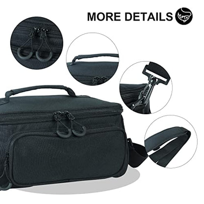 Fishing Tackle Bags Portable Fishing Tackle Storage Pack for Saltwater or Freshwater Fishing Bags with 3 Tackle Trays Padded Shoulder Strap
