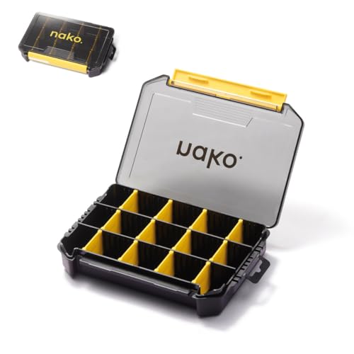 Nako Fishing Terminal Tackle Box 354 STANDARD - size: G354-1 (Standard - 8" x 5.7" x 1.6")
