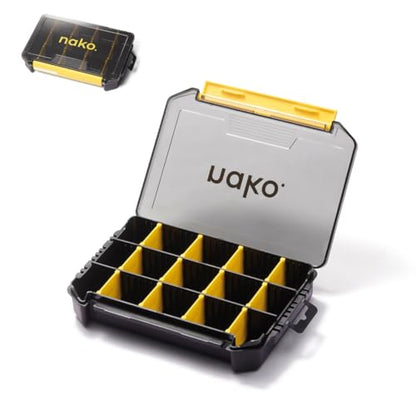 Nako Fishing Terminal Tackle Box 354 STANDARD - size: G354-1 (Standard - 8" x 5.7" x 1.6")