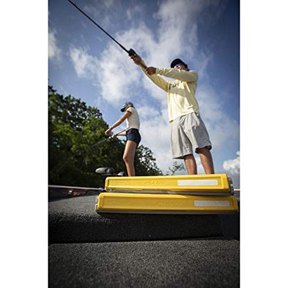 Plano EDGE Premium Terminal Tackle Utility Box, Clear and Yellow, Rust-Resistant Storage, Waterproof Tackle Tray Organizer for Weights, Hooks, and Baits - size: One-Size, style: Terminal