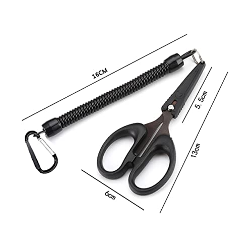 BESPORTBLE 2pcs Fishing Braided Ergonomic Portable Fishing Thread Cutter Non-slip Serrated Blades for Cutting for Enthusiasts