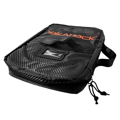 YakAttack 14” x 12” HD Bait Binder | Large Soft Bait Organizer & Fishing Lure Storage Case | Heavy-Duty Imported Tackle Bag for Plastics, Tools & Gear | Ideal for Kayak & Boat Anglers | Fishing Wallet