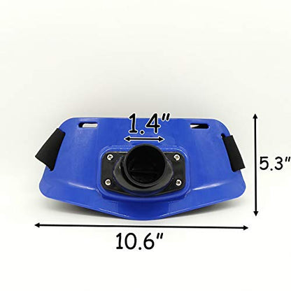 TIHOOD Fighting Rod Pole Holder Adjustable Waist Gimbal Belt Padded Fishing Waist Belt Professional Fishermen Gimbal Pad - color: Blue