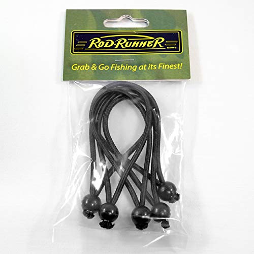 Rod-Runner Bungee Cords | Set of 5 Bungee Straps for Rod-Runner Fishing Rod Racks