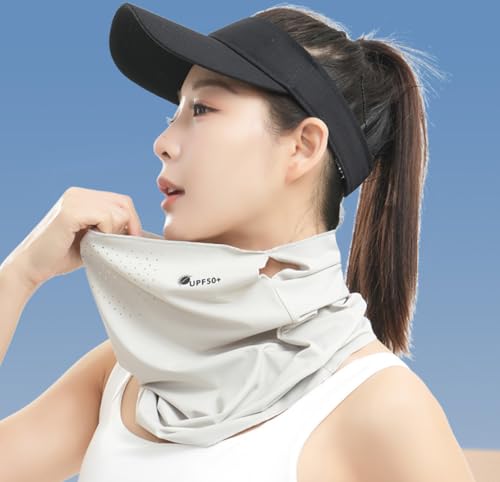 UV Sun Protection Face Mask for Women, Face Cover Scarf Neck Gaiter Outdoor