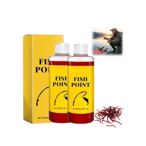 Concentrated Fish Attractant Liquid - Red Worm Liquid Spray,2027 New Powerful Bait Attractant Scent Bait Fish AttractantLiquid for Trout, Panfish and More, Enhances Scent & Improves Biteresponse - color: 2pcs
