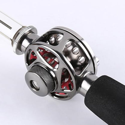 Automatic Fishing Line Winder Spooler Machine with Magnetic Adjusting Knob for Baitcasting and Spooling Outlet for Fishing Gear Setup