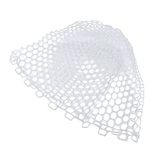 Fly Fishing Landing Net with Clear White Soft Rubber Mesh Ideal for Trout Catch and Release Lightweight and Collapsible Design Perfect for River Lake and Stream