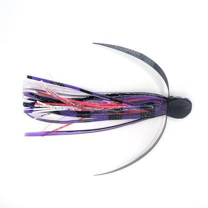 Saltwater Big Game Fishing Lure, for Offshore trolling (FlyBoy) - color: Purple Pink Black Stripe