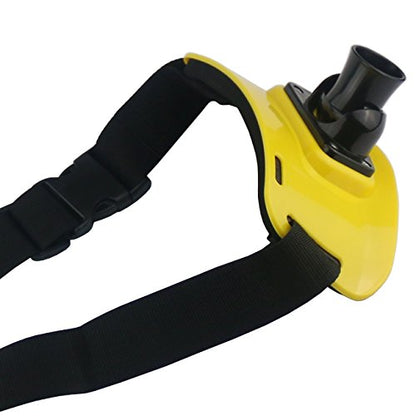 Ogrmar Fishing Belly top/Adjustable Fishing Rod Fighting Belt/Tackle Boat Fishing Rod Holder/Adjustable Support Waist Rod Holder Belt - color: Yellow