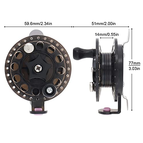 Fly Fishing Reel Fly Reel, Saltwater Fly Reel Fly Fishing Reels, Ultra Light Fly Fishing Reel Ice Fishing