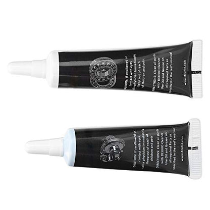 Fishing Reel Oil, Fishing Reel Grease, for Spinning Reel Lowprofile Reel (Black)