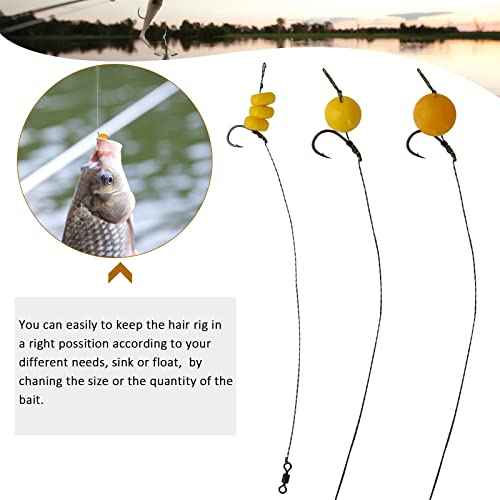 Dovesun Carp Fishing Hair Rigs Carp Fishing Equipment with Baits Hooks Accessories 41PCS/151PCS - color: Size#4-41PCS