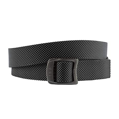 Huk Fishing Nylon Webbing Belt, Adjustable Sizing, Casual, Lifestyle, Quick Dry, 44" Max Length - color: Black
