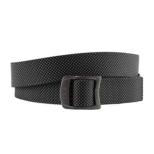 Huk Fishing Nylon Webbing Belt, Adjustable Sizing, Casual, Lifestyle, Quick Dry, 44" Max Length - color: Black