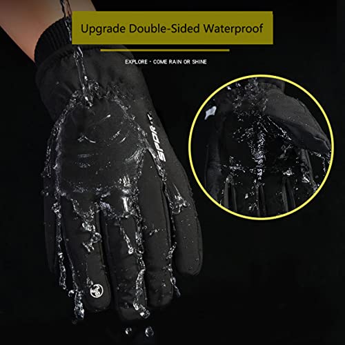 Women's Men's Winter Gloves, Cold Weather Warm Gloves,Running,Hiking,Fishing,Hunting,Finger Touch Screen Gloves - color: Grey1, size: X-Large